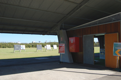 Under taget mellem bygningsmodulerne