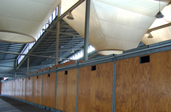 Ventilationssluser i en af pavillonerne