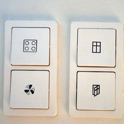 Kontakter med symbolforklaringer, foto: SBI