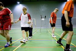 Banemarkering bruges som orientering, foto: Brian Rasmussen