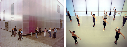 Fassaden lader det bløde dagslys passere, fotos: Merlin Hendy