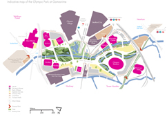 London Olympic Park, illustration: London2012